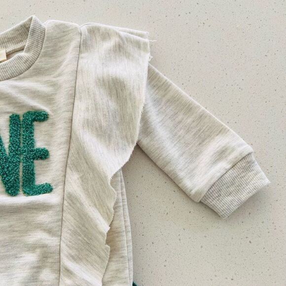 Jessic Simpson Baby Girls Outfit ‘Shine’ Sweatshirt and Pants Size 12 Months NWT - Picture 5 of 13